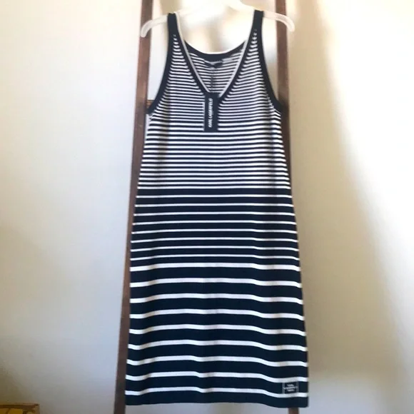 Karl Lagerfeld | Dresses | Black And White Karl Lagerfeld Knit Dress |  Poshmark